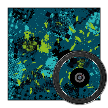 dj-skins Design GREEN CONFLICT